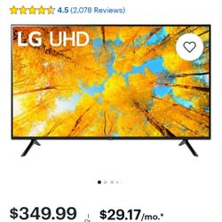  Huge UHD 4k LG 55 Inch Smart TV  It's Roku