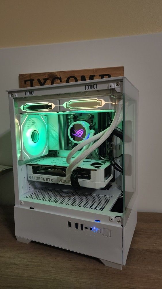 Brand New All White 1440p Gaming Beast! Custom Gaming PC!