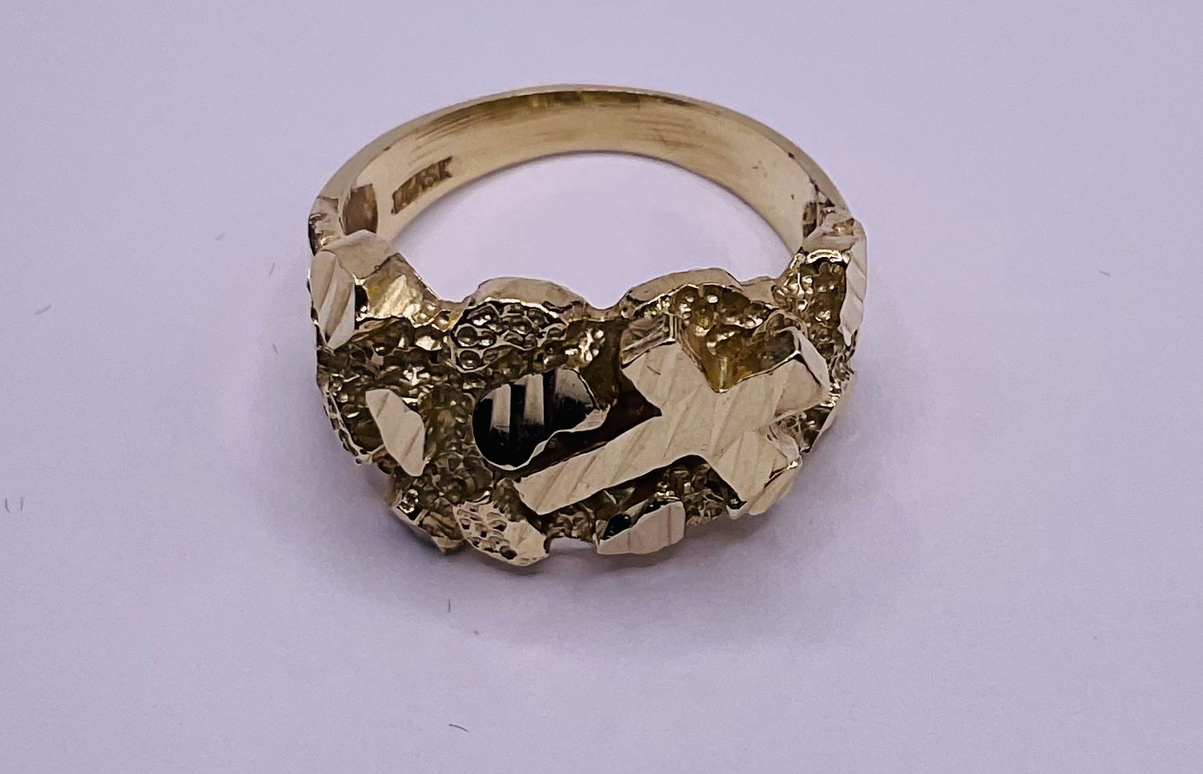 Gold Nugget Ring