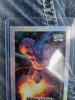 Marvel Masterpieces Iron Man Holofoil Trading Card
