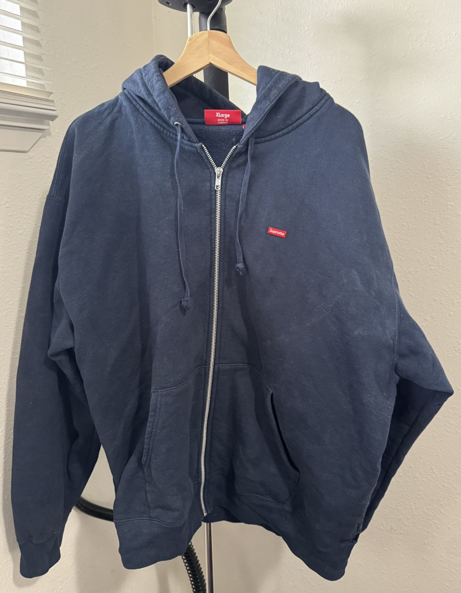 Supreme Mini Box Logo Zip Hoodie