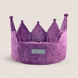 💜👑 super cute must have new nandog crown dog cat pet bed bedding royal purple