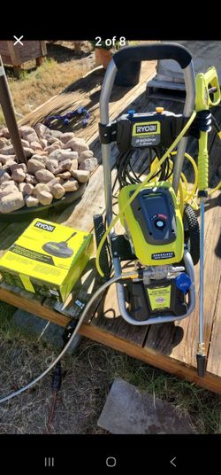 Ryobi corded electric 2500psi pressure washer, floor cleaner