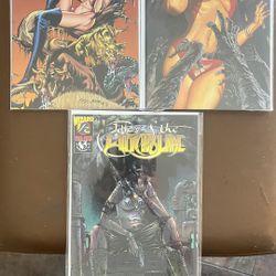 Vengeance Of Vampirella #1/2 With COA 1ST PRINT Harris Wizard Comics (1995) VAMPIRELLA #1 FCBD (2021) Tales of the Witchblade Wizard 1/2 COA (1997)