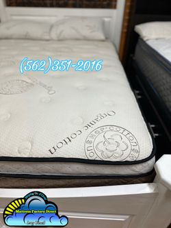 Queen Royal memory foam mattress and Boxspring medium firm Colchon y tambor