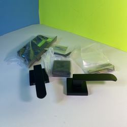 LIKOS Premium Door Handle and Door Lever for Bed,Bath and Hallway-black