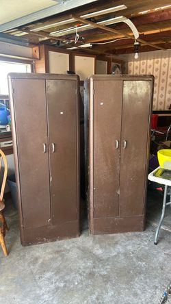 Vintage Metal Storage Cabinets