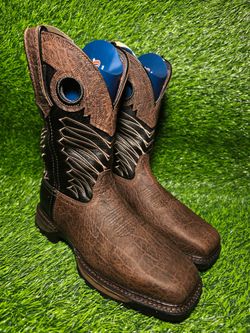 DURANGO MEN'S WATERPROOF STEEL-TOE WORK BOOT 8W
