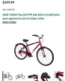 Huffy Men’s Deluxe Cruiser 27.5" Bicycle in the box