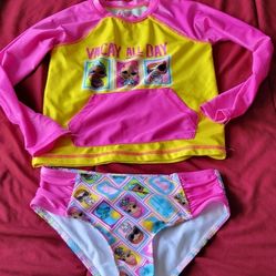 Traje De Baño  De Niña. 7/8
