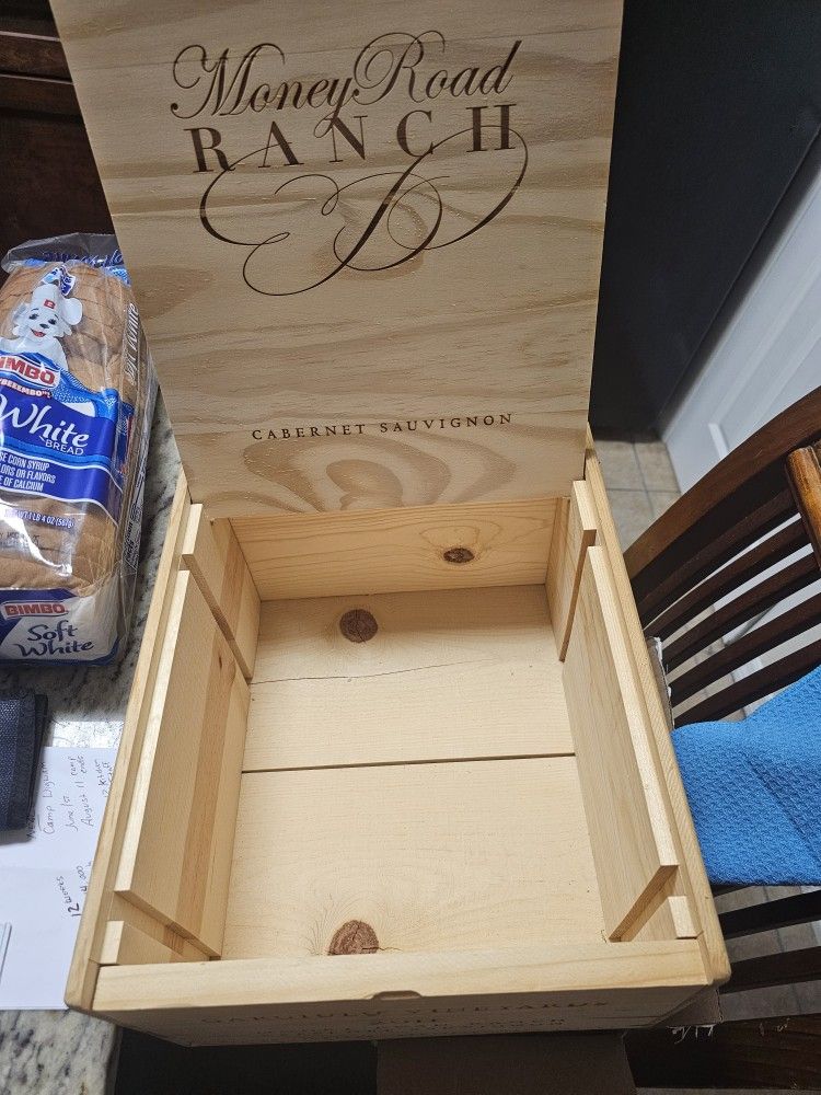 Wine Crate In Perfect Condition
