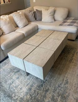 Clifton Rectangular Natural Mango Wood Coffee Table by Z Gallerie