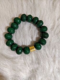 Handmade Bracelet With Jade Beads