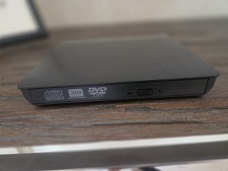External USB DVD/CD Burner Drive - Portable Slim ODD/HDD Device