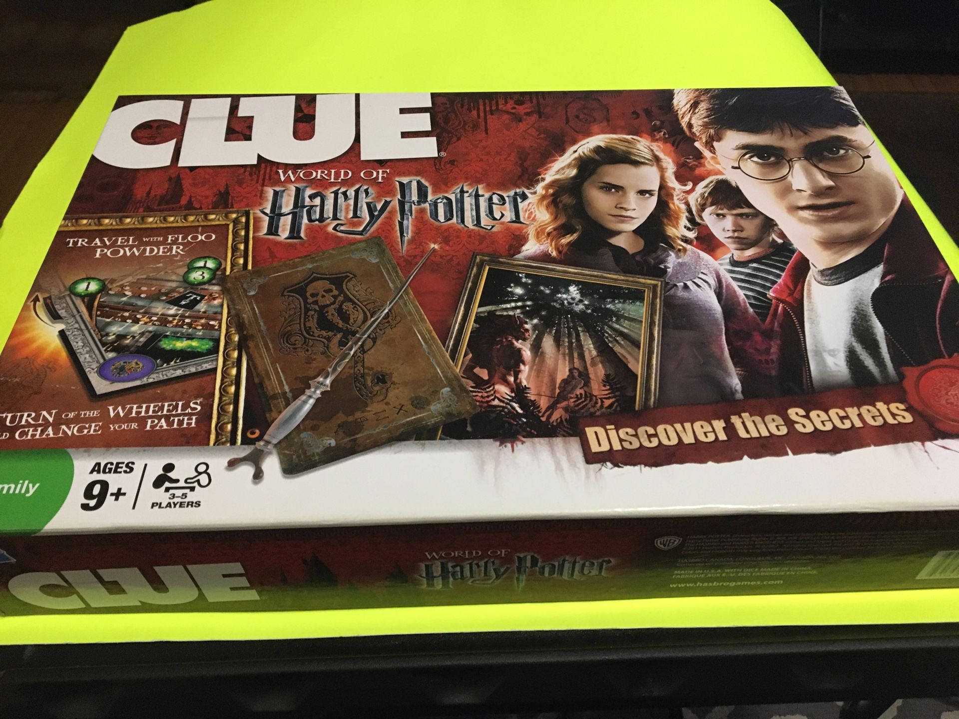 World of Harry Potter clue board game