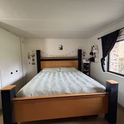 King-size bed with dresser
