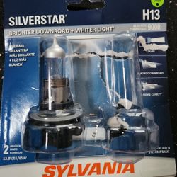 Sylvania Silverstar H13 headlight bulb, **1 bulb only**