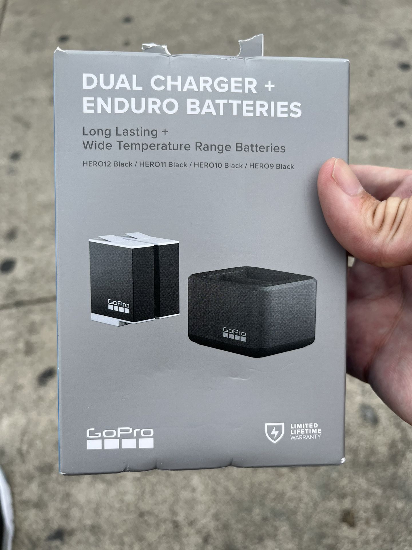 Go Pro Dual Charger Enduro Batteries