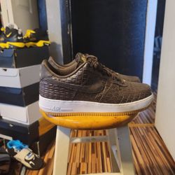Air Force 1 Low "Brown Croc" Great Cond. RARE! SZ 11 $250
