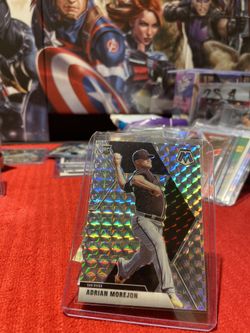 Mosaic silver prizm Baseball card Adrian Morejon
