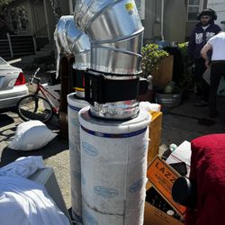 2 Carbon filter Can filters Max Fans (For Indoor Grows ) Like New 