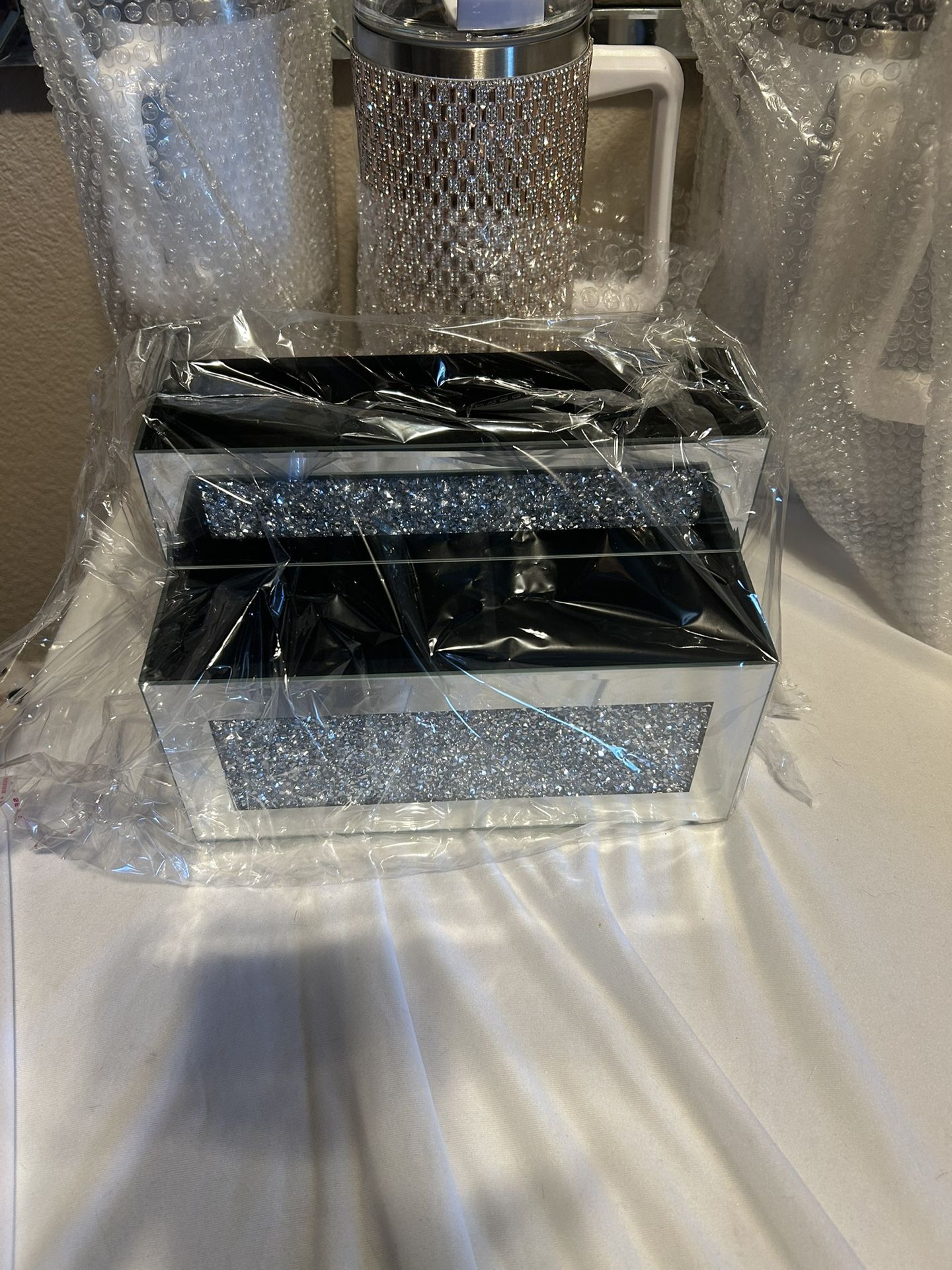 Crushed Rhinestone Organizer