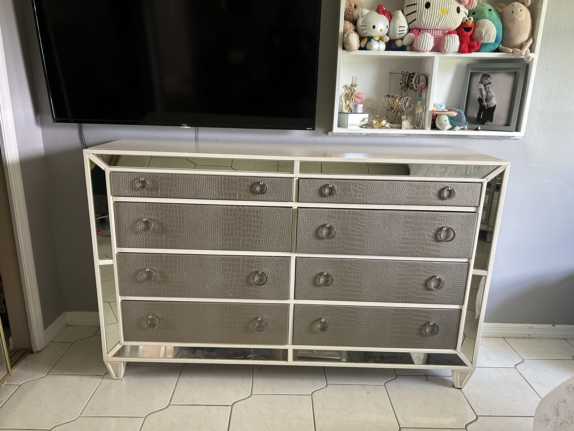 Beautiful Mirrored Dresser