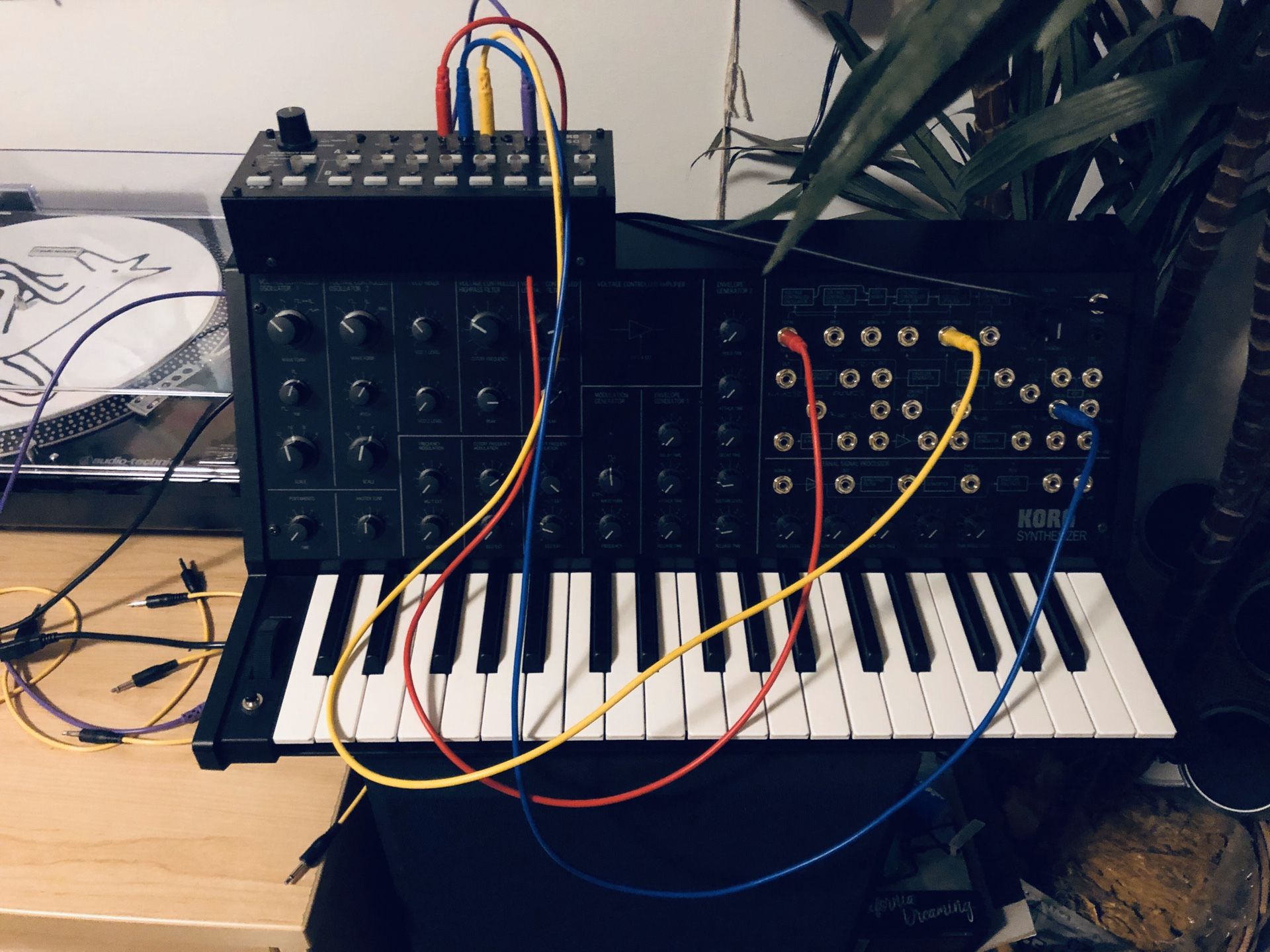 Korg Ms20 Mini Synthesizer and SQ1 Sequencer