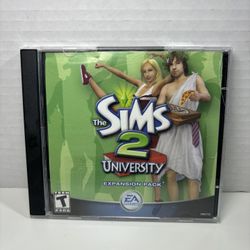 2005 The Sims 2 University Expansion Pack PC Game EA Games Rated Teen 