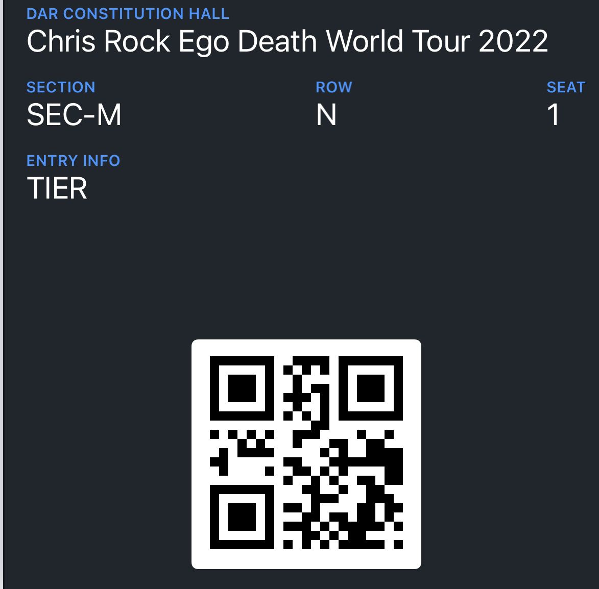 Chris Rock Tour Tickets 