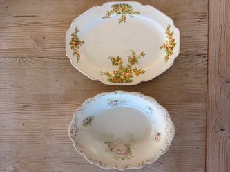 Floral Serving Dishes