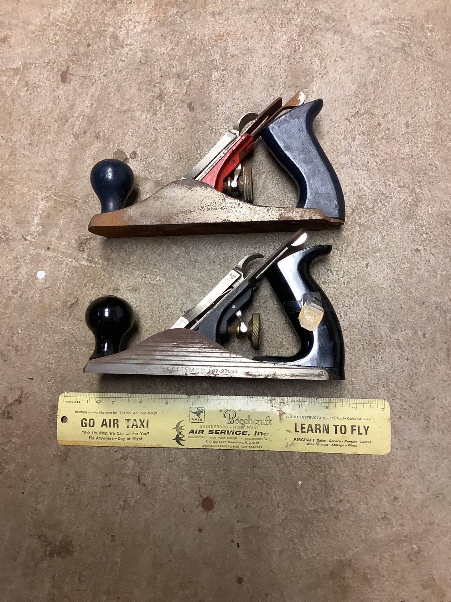 Planes Hand Tools One Stanley And One Craftsman