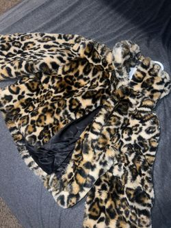 Leopard Furry Coat