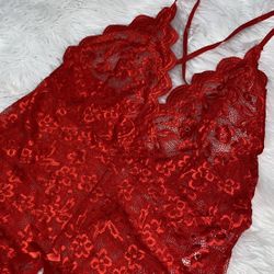 Plus size lace bodysuit