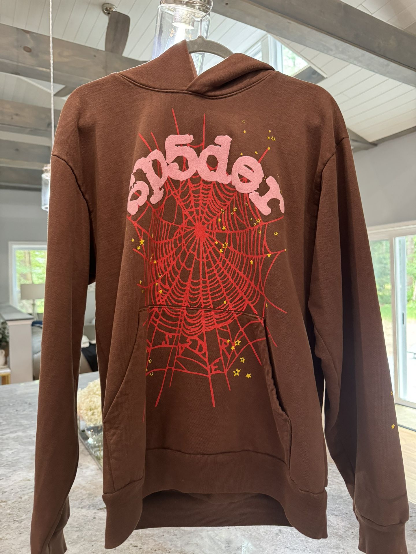(spider Hoodie “brown “)