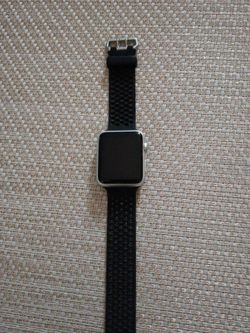 Apple Watch with Black Sport Band