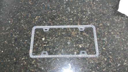 License Holder, with clear stones.