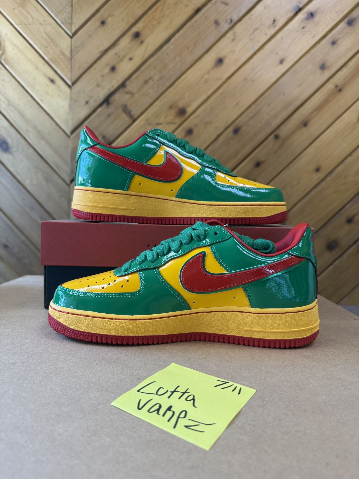 Nike Air Force 1 Low Lil Yachty Concrete Boys Lucky Green Size 8.5