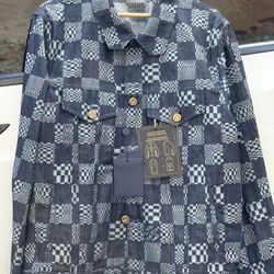 Louis Vuitton Checkerboard Denim Jacket – Authentic – Brand New
