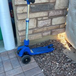 Blue Push Scooter