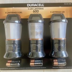 Duracell 3 LED Lanterns 600 Lumens