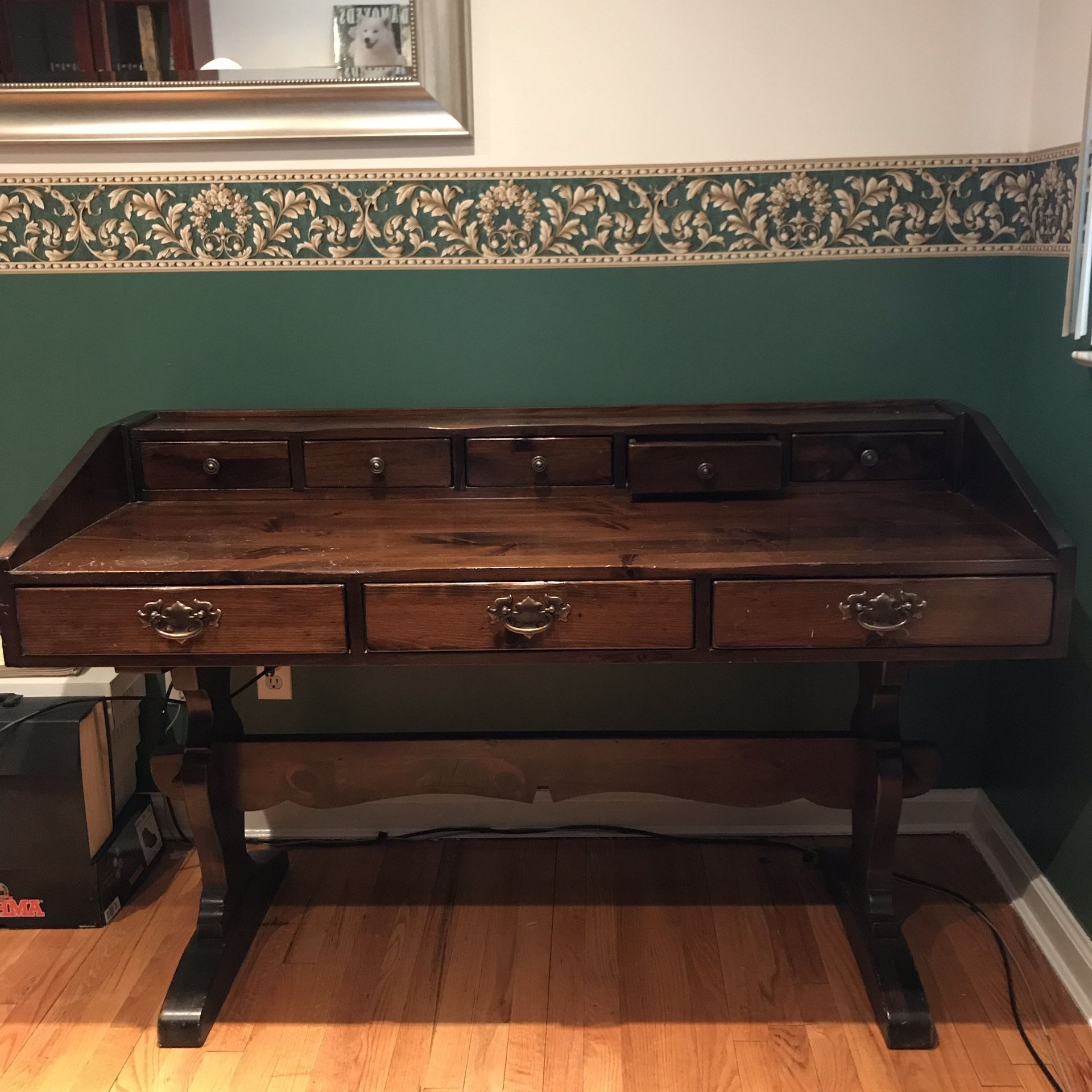 Vintage Bennington Pine Desk