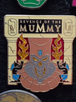 Universal Studios Revenge of the Mummy Enamel Pin