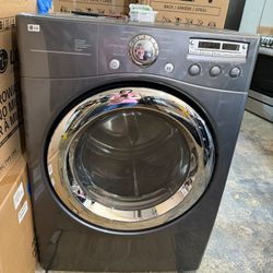 LG Flat Top Dryer In Black Used