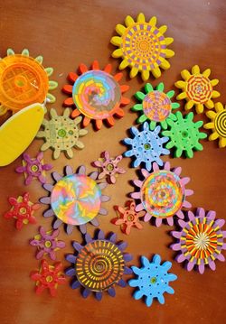 Fun Creative Quercetti Gears Toy