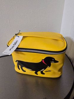 New Marc Tetro Daschund Cosmetic Travel Bag