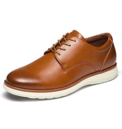HEEZ Mens Casual Dress Shoes Comfortable Dress Sneakers Oxford Shoes for Men