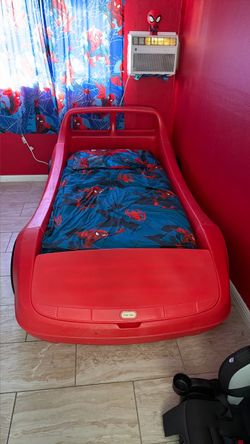 Red twin Car bed