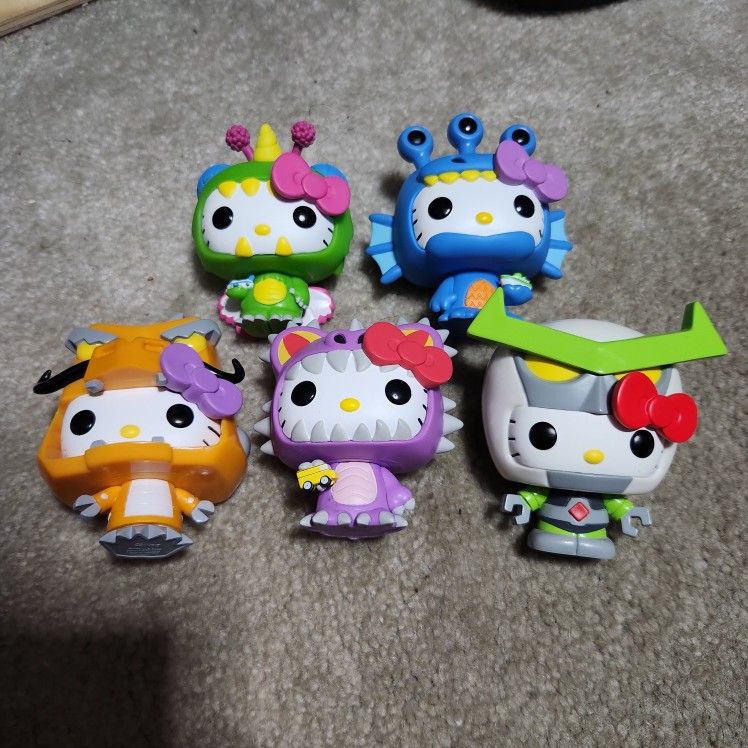 Sanrio Hello Kitty Kaiju Funko Pop Set