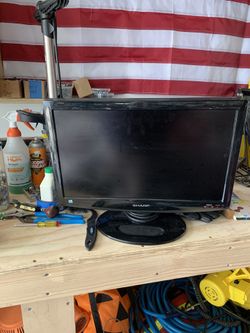 22inch sharp flat screen tv